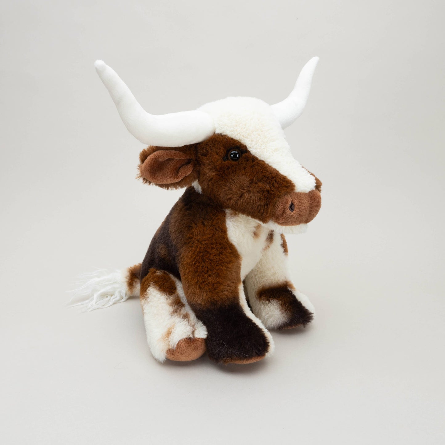 Texas Longhorn Highland Cream Large Brown Cow Soft Toy -30cm