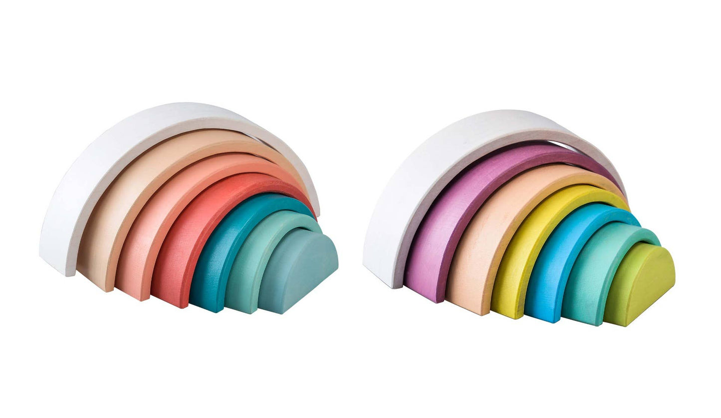 ToysLink - Wooden Rainbow Stacking Toy