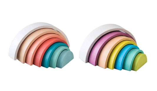 ToysLink - Wooden Rainbow Stacking Toy
