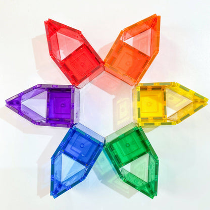 Learn and Grow Toys - Learn & Grow Magnetic Tiles - Small Square Pack (36 piece)