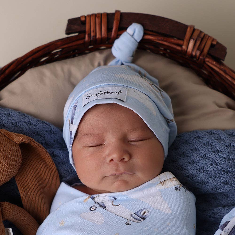 Snuggle Hunny - Taking Flight Organic Knotted Beanie
