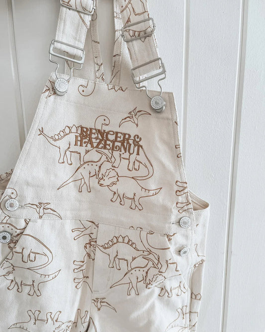 Bencer & Hazelnut Dino Denim Overall