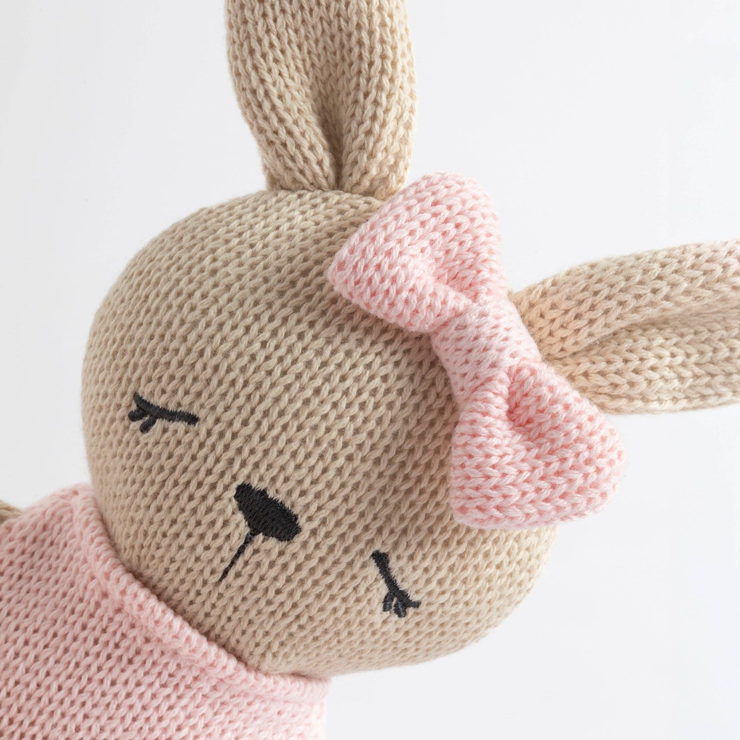 Living Textiles - Knitted Animal Toy- Betty the Bunny