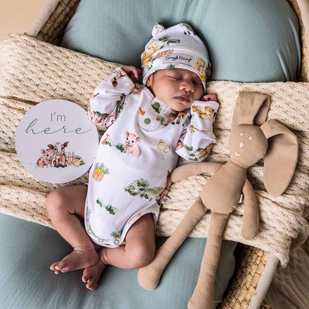 Snuggle Hunny - Farm & Mint Reversible Milestone Cards