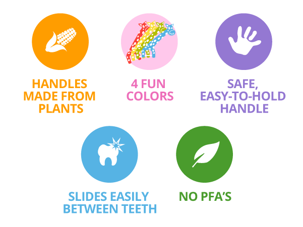 Jack N' Jill Kids - Jack N' Jill Biodegradable Floss Picks 30pcs