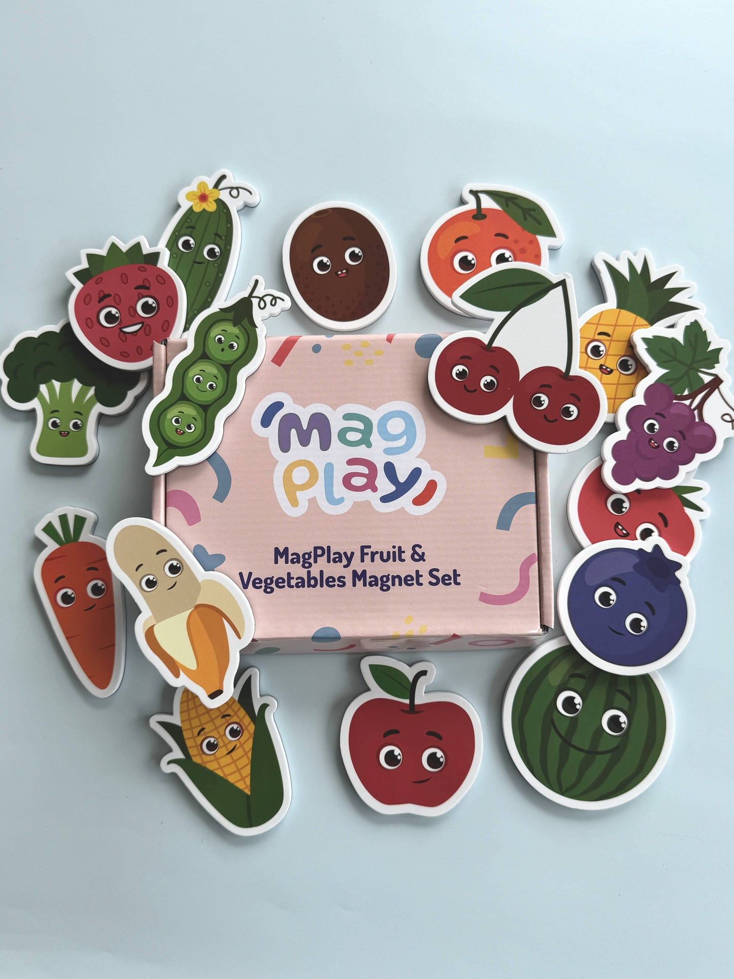 Magplay - MagPlay Fruit & Vegetables Magnet Kit