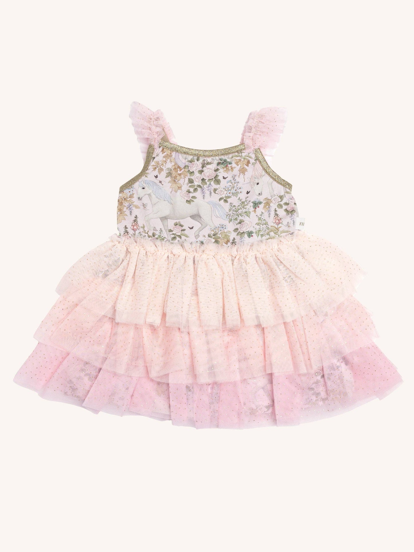 'Field of Dreams' Flutter Tutu Dress - Baby - Candy Pink