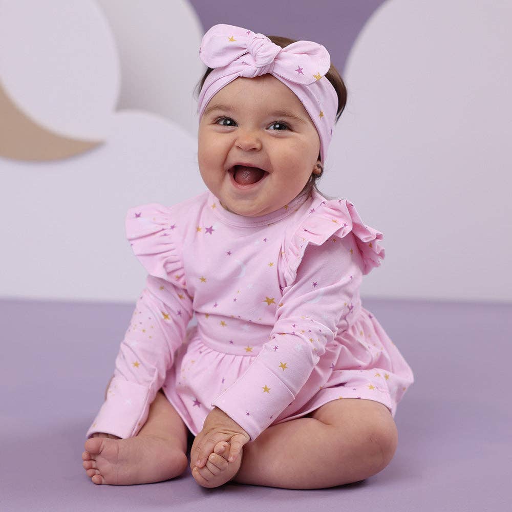 Snuggle Hunny - Twinkle Long Sleeve Organic Dress