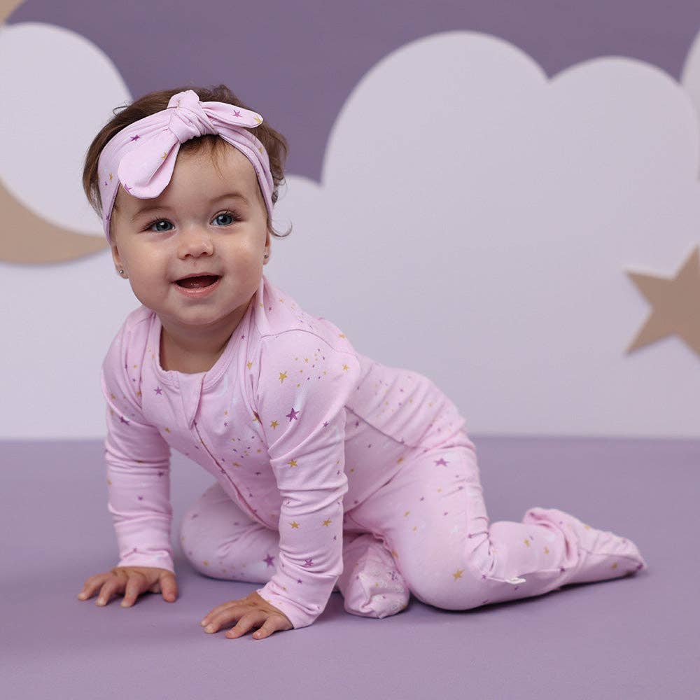 Snuggle Hunny - Twinkle Organic Snuggle Sleepsuit Zip Footie