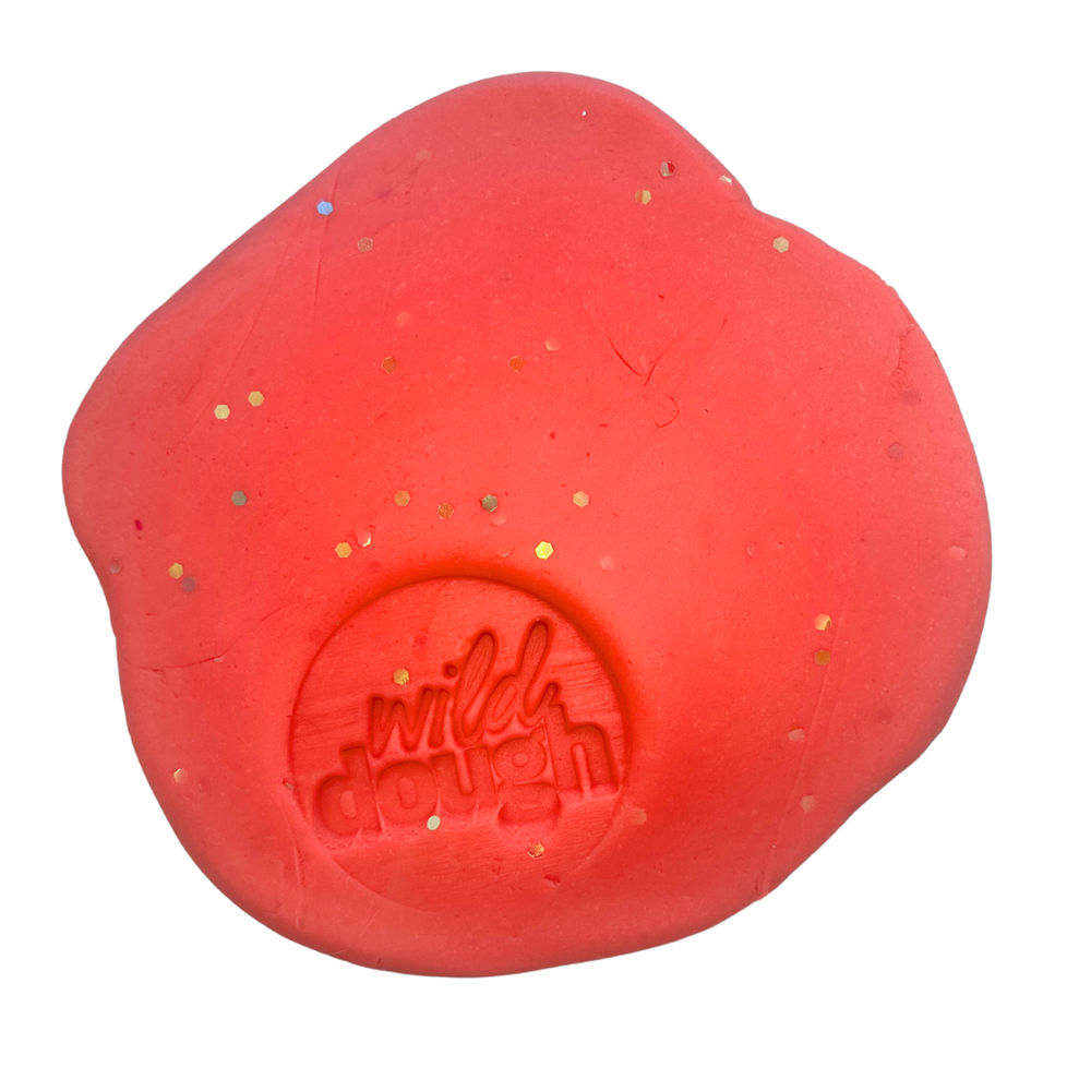 Wild Dough Playdough - W/S - Red Twinkle Playdough