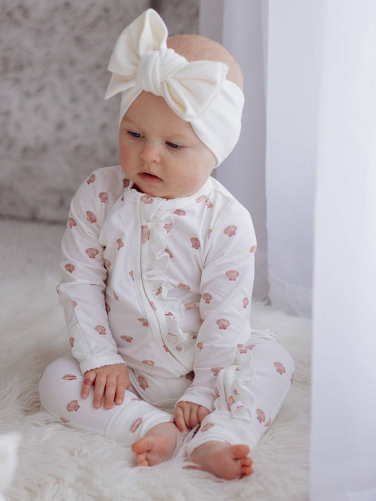 Elke & Indigo - Bamboo/Organic Cotton Growsuit - Coastal Clams