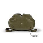 OiOi - Signature Nappy Backpack - Olive Vegan Leather