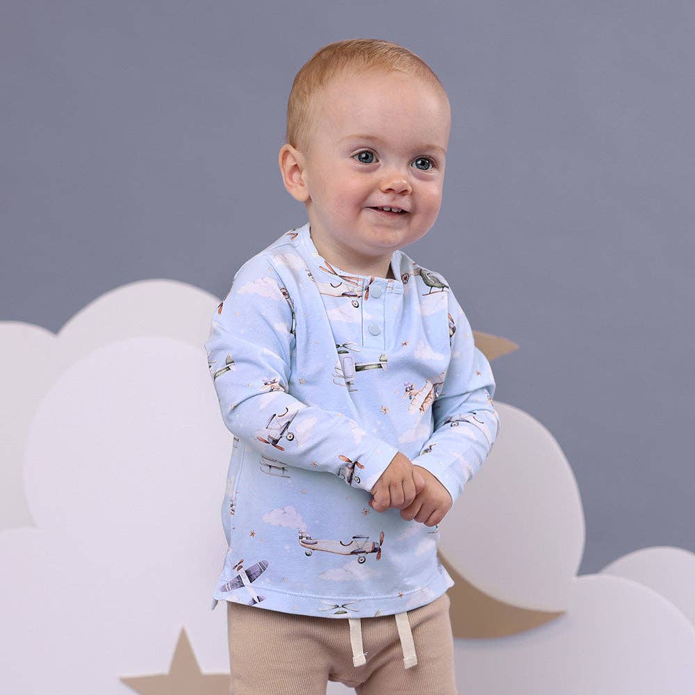Snuggle Hunny - Taking Flight Organic Long Sleeve Top