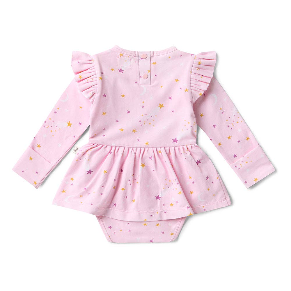Snuggle Hunny - Twinkle Long Sleeve Organic Dress