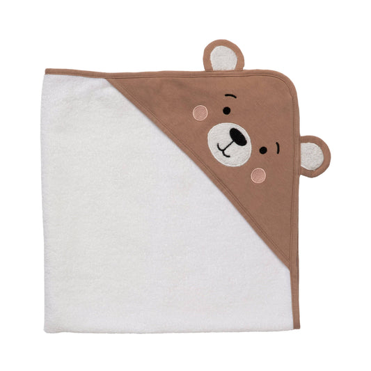 Living Textiles - Hooded Towel - Cuddly Bear