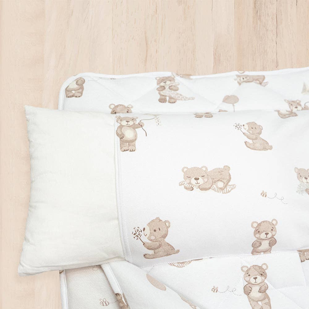 Living Textiles - Organic Nap Mat - Cuddly Bear