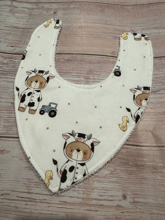 Finished with a Kiss - Baby Bib - Dribble Bib - Bear