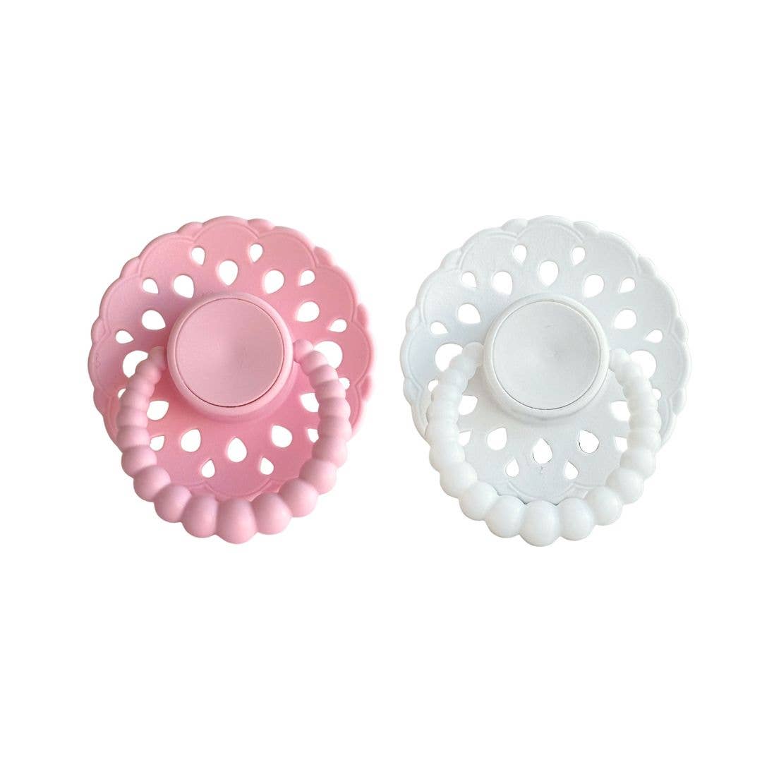 CMC Gold - CMC 'Bubble' Dummies Bloom Baby Pink + White