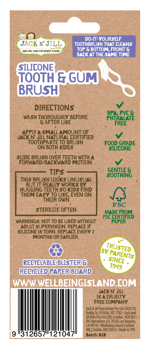 Jack N' Jill Kids - Jack N Jill Silicone Tooth & Gum Brush Stage 3