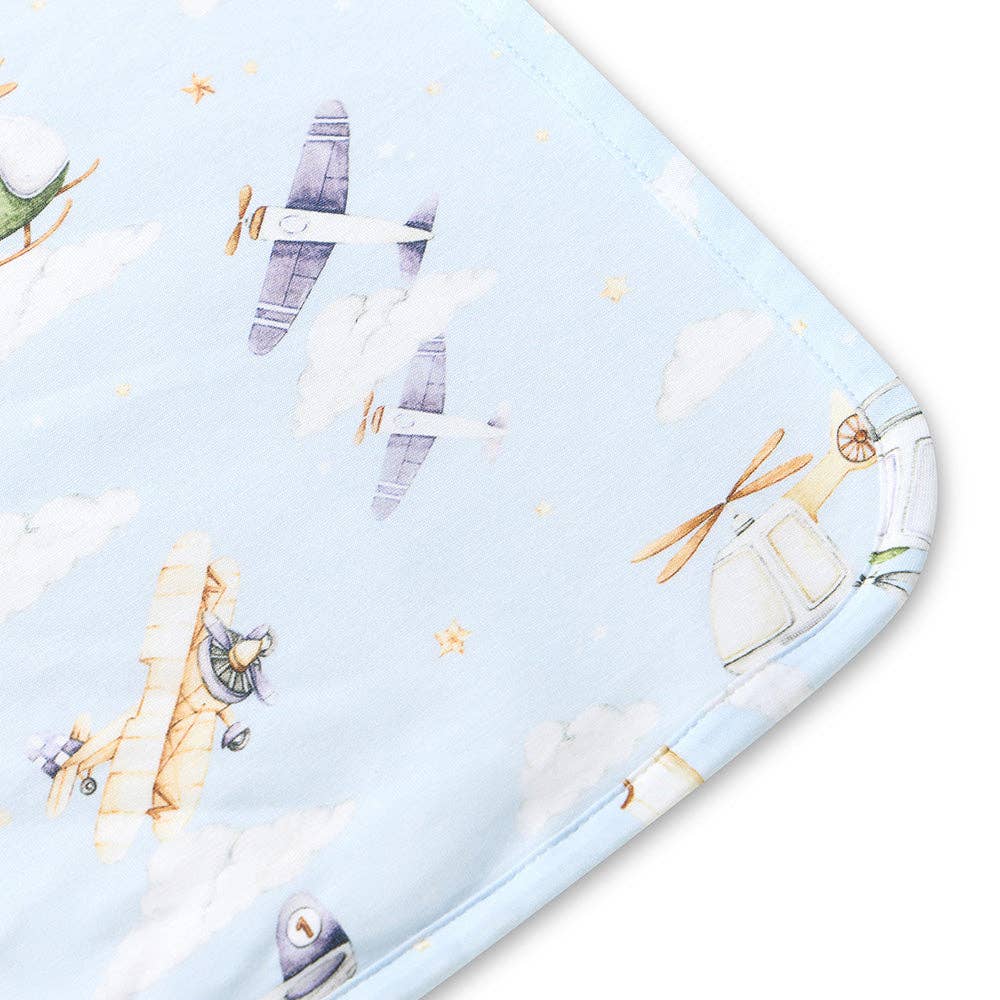 Snuggle Hunny - Taking Flight Organic Hooded Baby Towel
