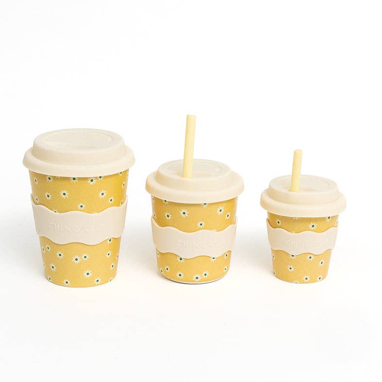 Chino Club - Yellow Daisy Kids Keep Cup 8oz