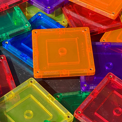 Learn and Grow Toys - Learn & Grow Magnetic Tiles - Small Square Pack (36 piece)