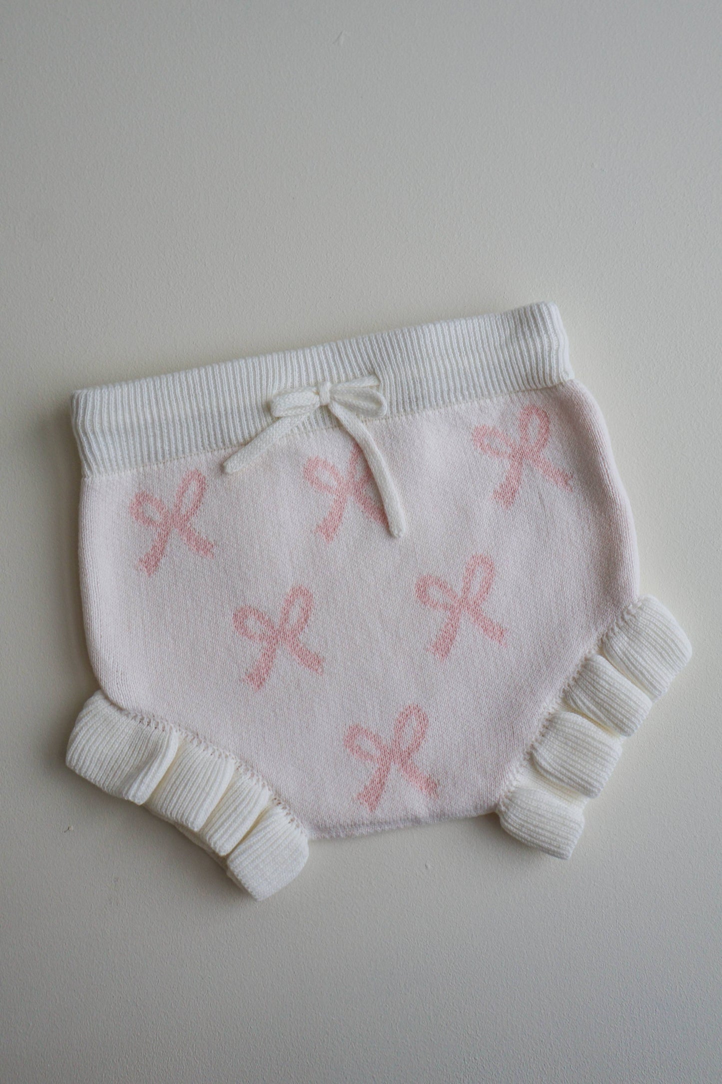 Petite + Co - Bow Bloomers - Milk