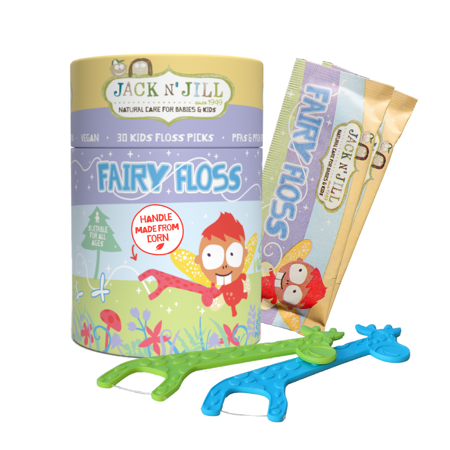 Jack N' Jill Kids - Jack N' Jill Biodegradable Floss Picks 30pcs
