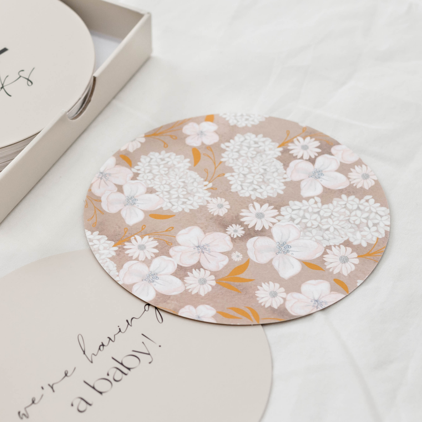 Adored Illustrations - Darling Pregnancy Milestone Cards