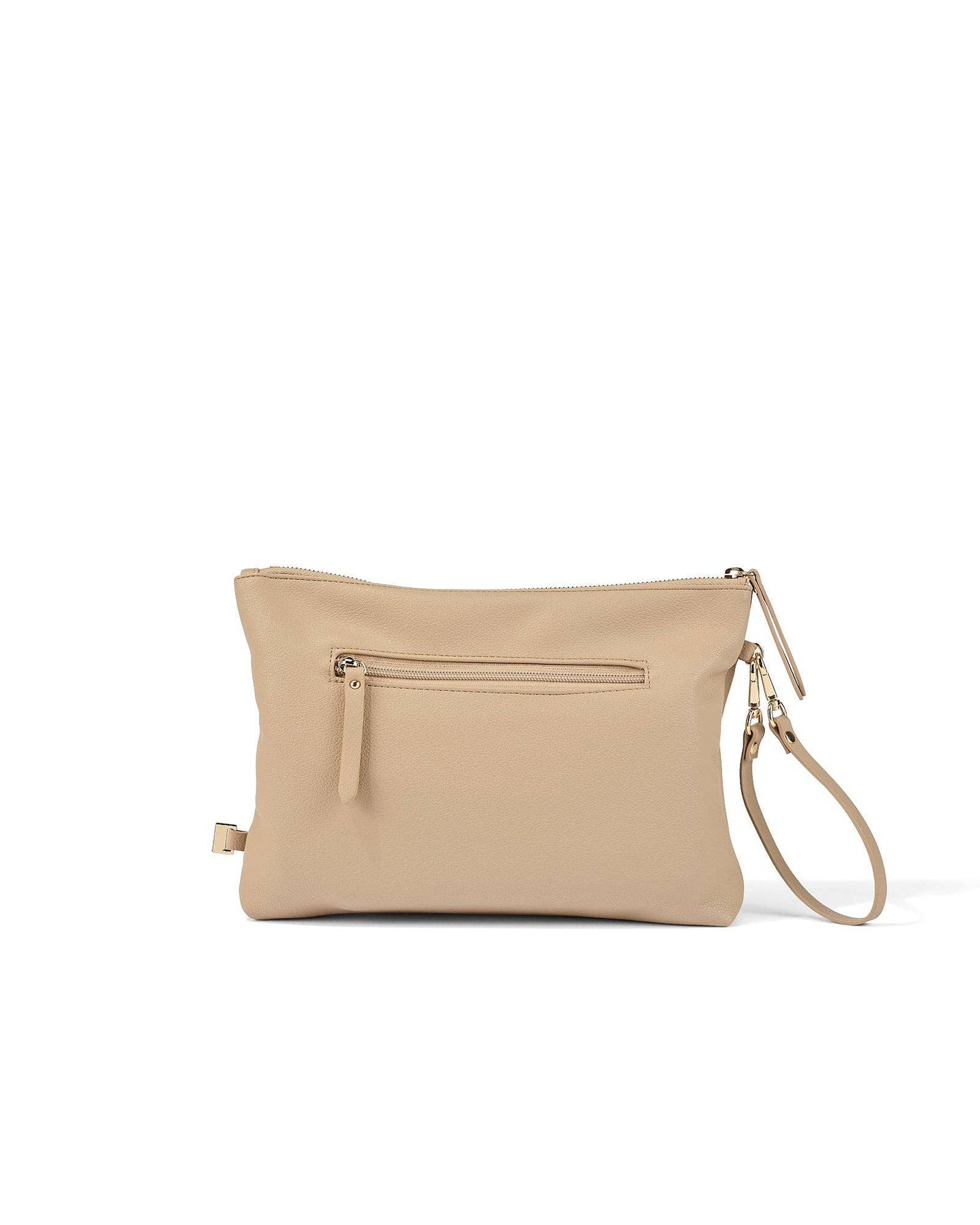 OiOi - Nappy Changing Pouch - Oat Vegan Leather