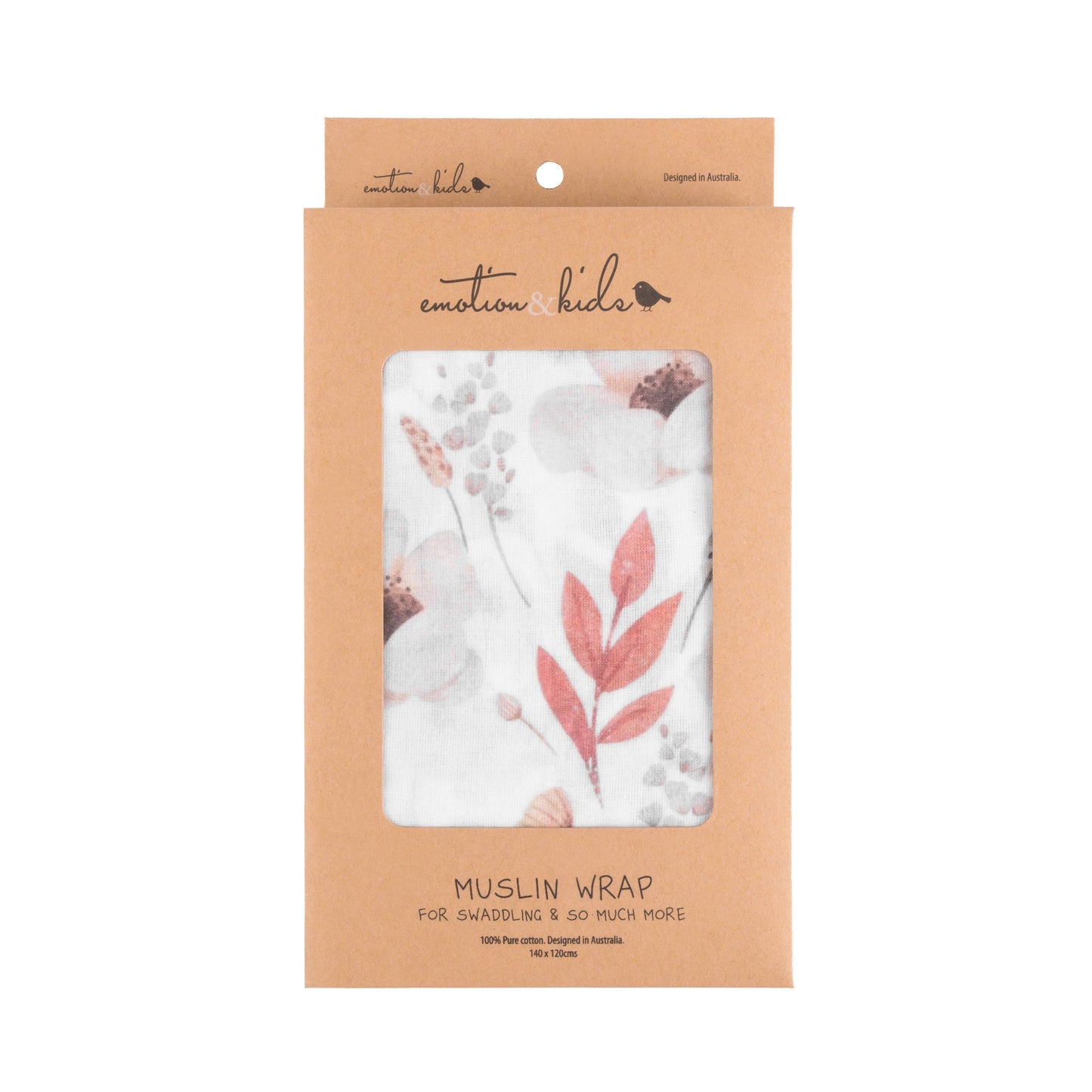Emotion & Kids - Boho Floral Muslin Wrap/Swaddle