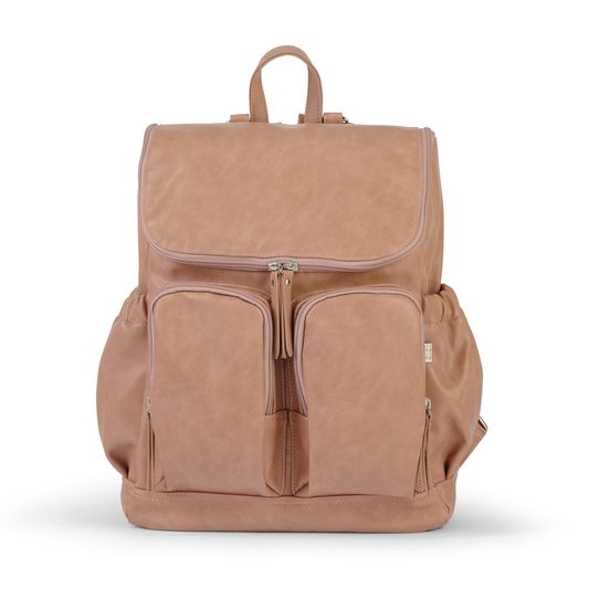 OiOi - Signature Nappy Backpack - Dusty Rose Vegan Leather
