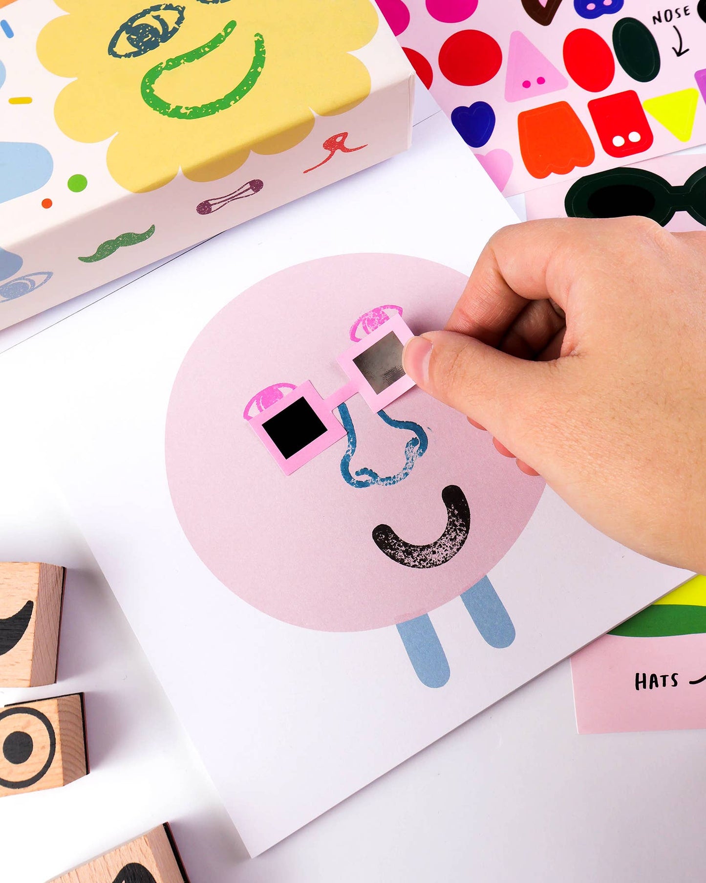 Journey Of Something AU & EU - Stamp Kit - Cool Faces