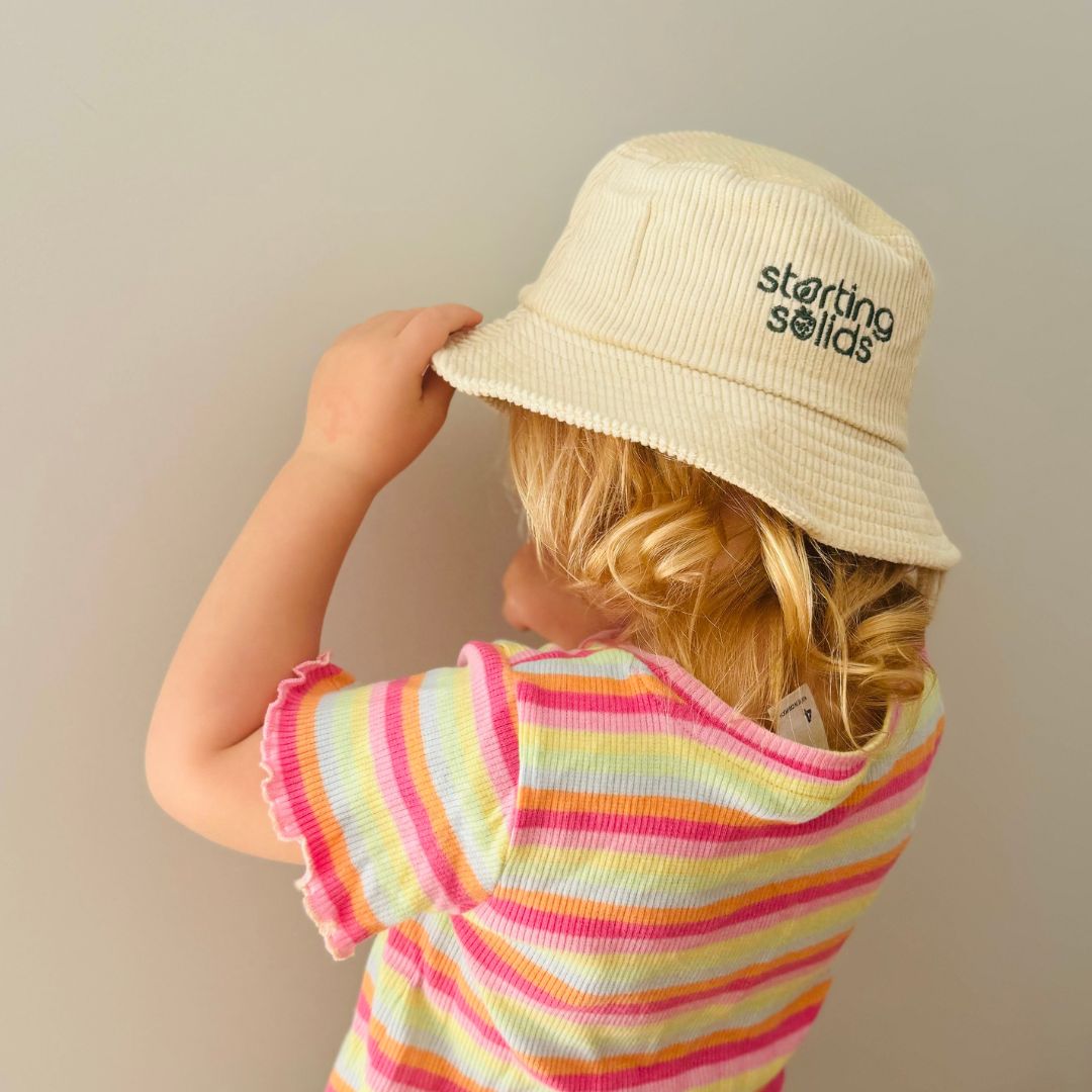 Starting Solids Corduroy Bucket Hat