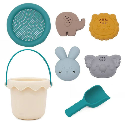 ToysLink - Silicone Beach Bucket Playset