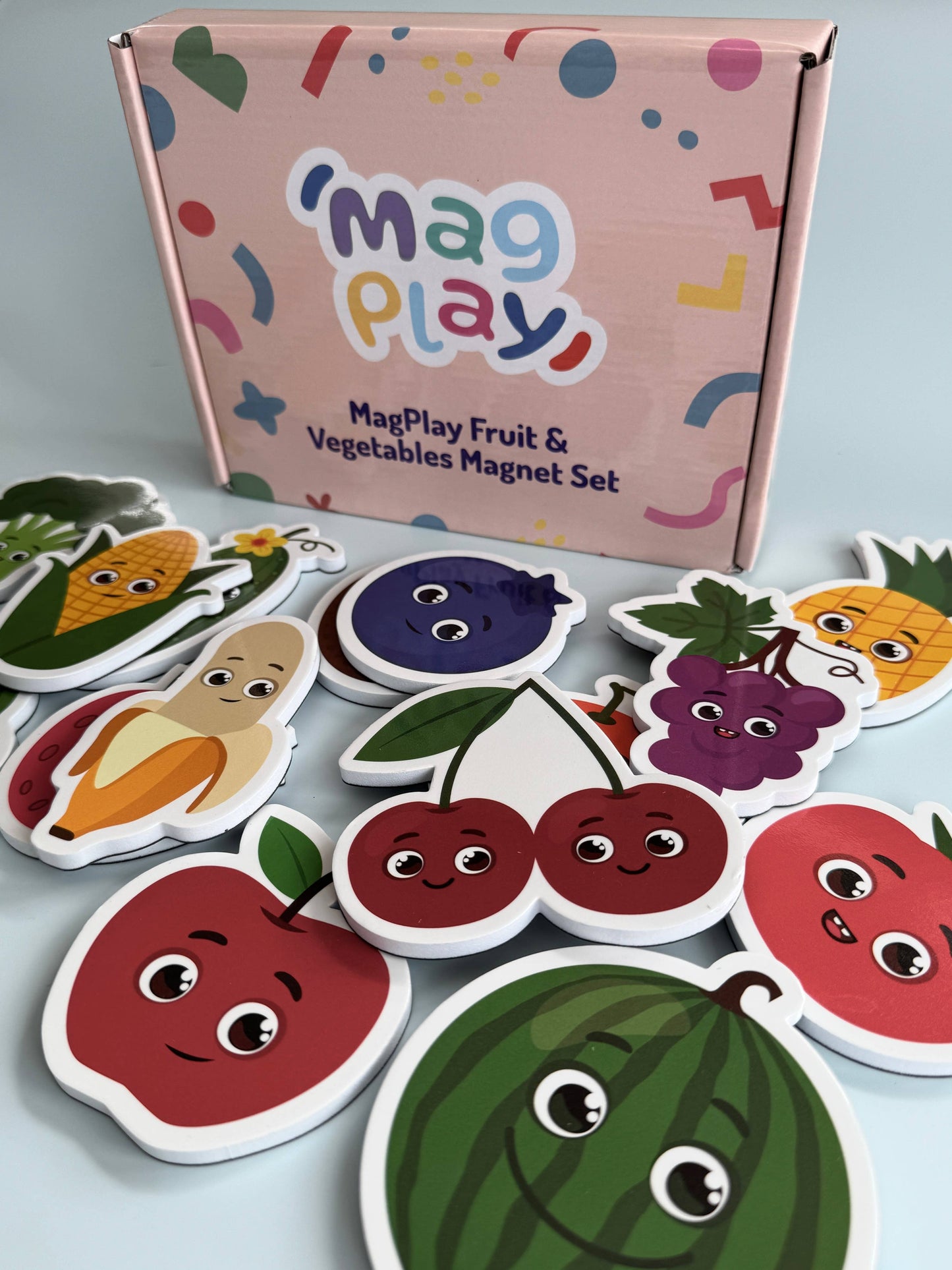 Magplay - MagPlay Fruit & Vegetables Magnet Kit
