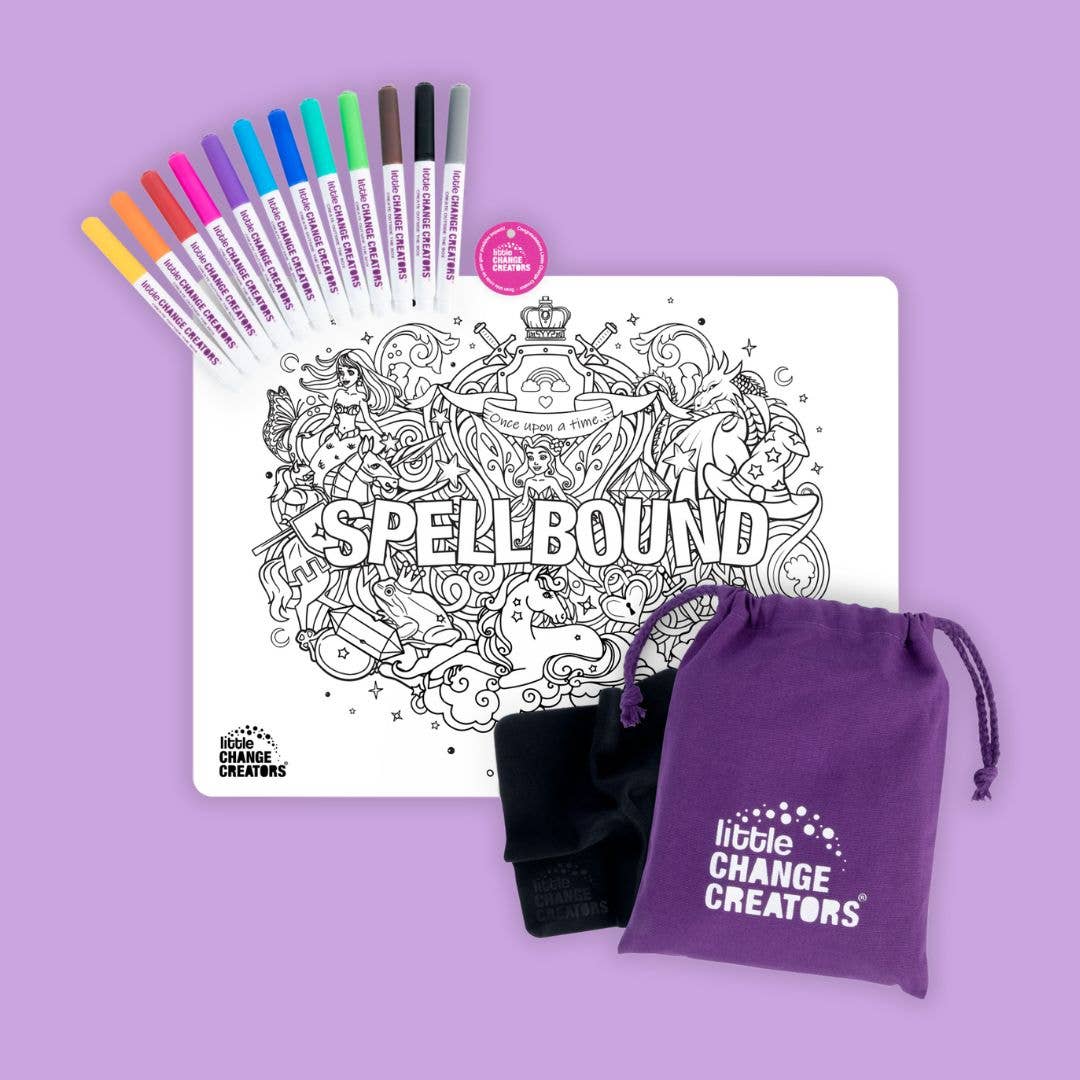 Little Change Creators - SPELLBOUND | Re-FUN-able™ Children's Colouring Set