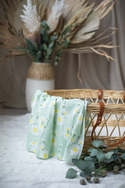 Daisy Muslin Swaddle