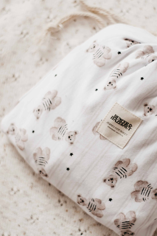 Bencer & Hazelnut - Cot Sheet - Peshal