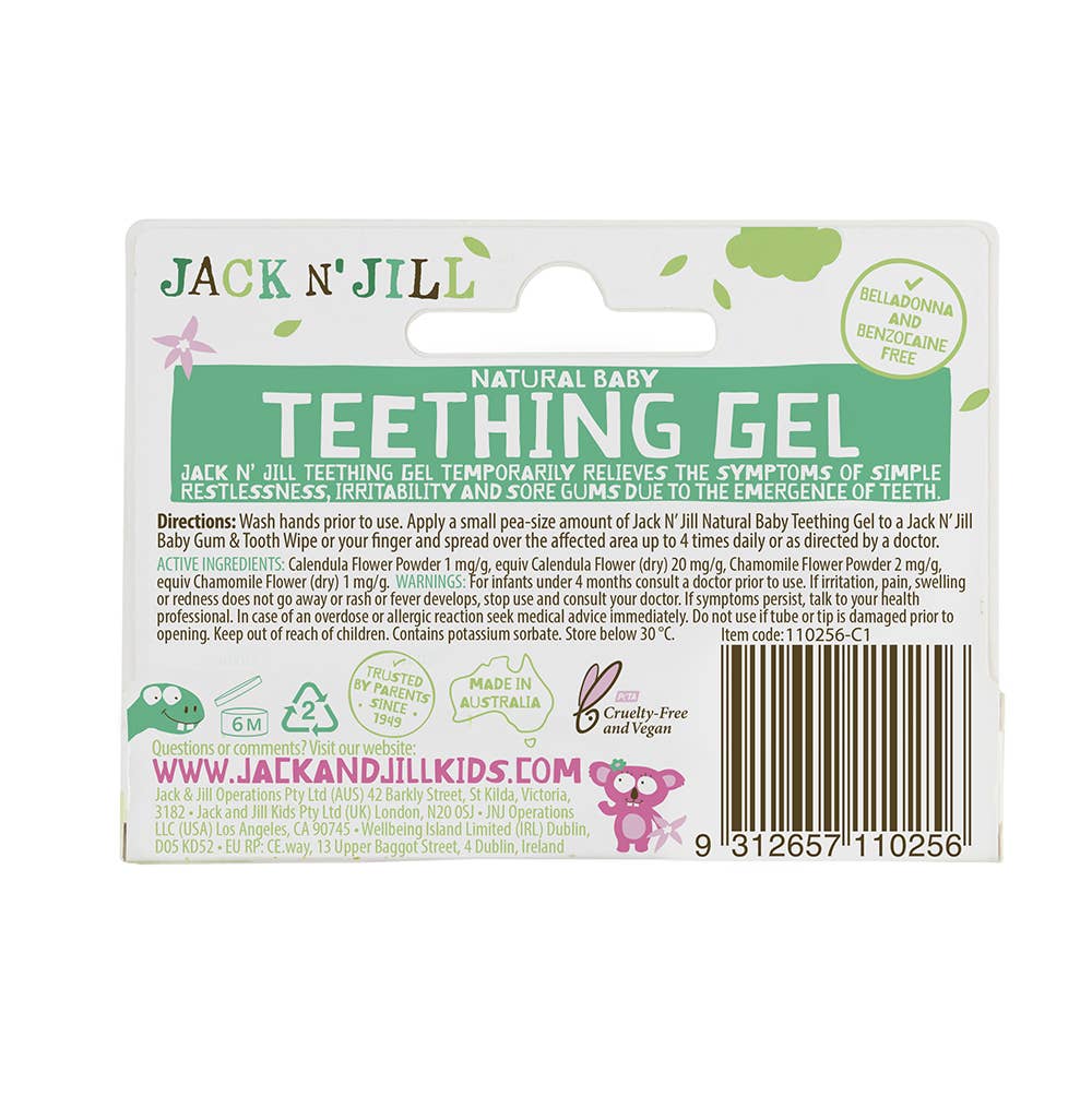 Jack N' Jill Kids - Jack N' Jill Natural Baby Teething Gel 15g