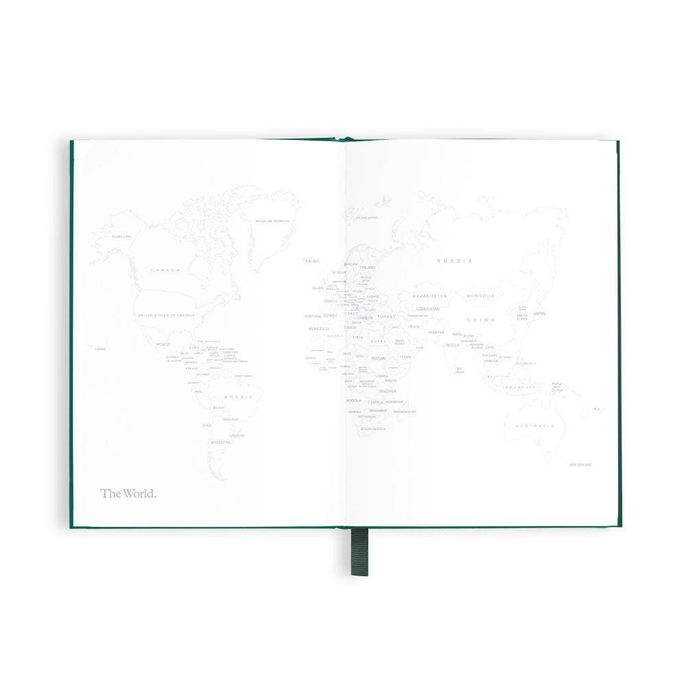 Fox & Fallow - The Traveller Mini Travel Diary - Forest Green