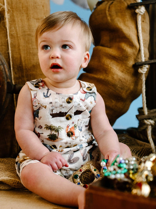 Fleur Harris - 'Ships Ahoy!' Explore Playsuit