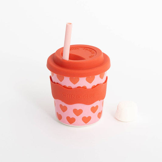 Chino Club - Hearts Kids Keep Cup 8 oz