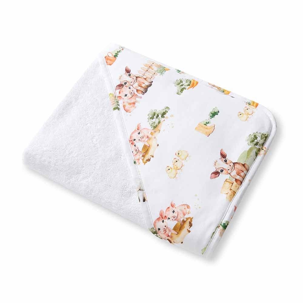 Snuggle Hunny - Farm Organic Hooded Baby Towel