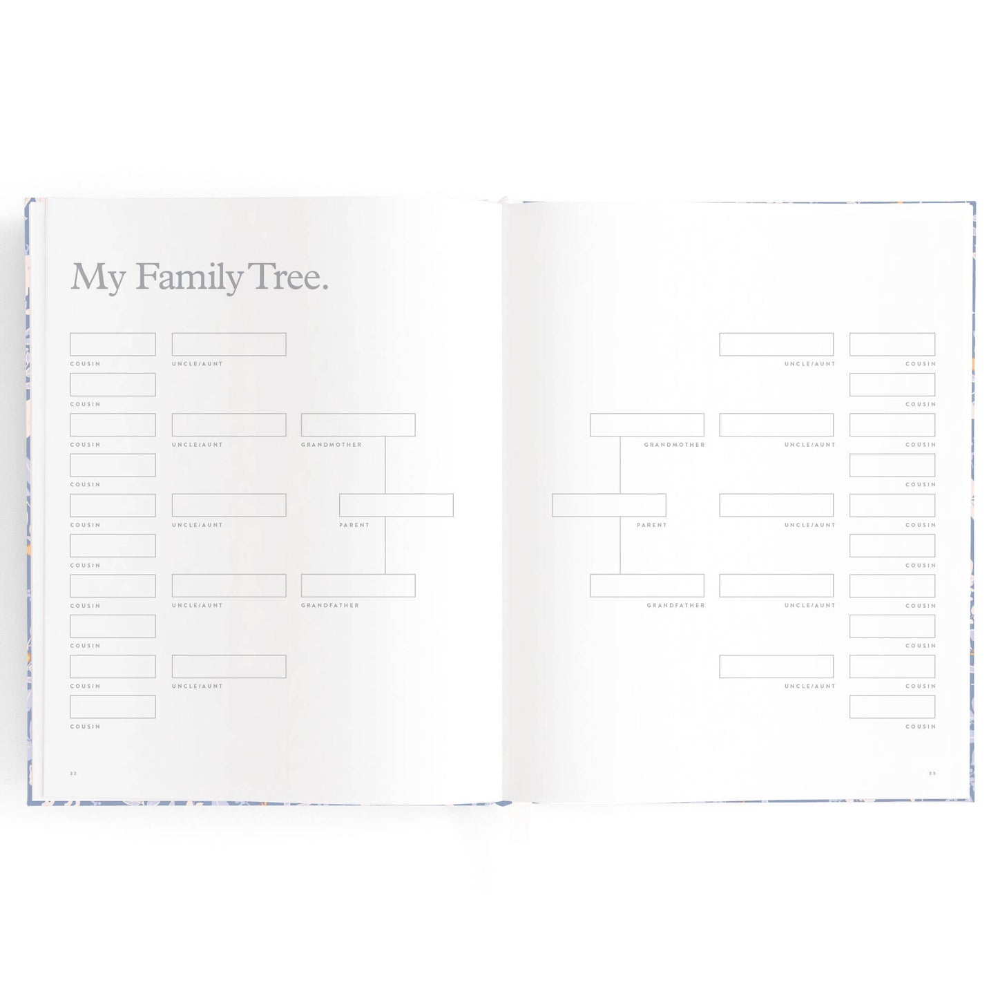 Fox & Fallow - Baby Book Forest Friends Cornflower