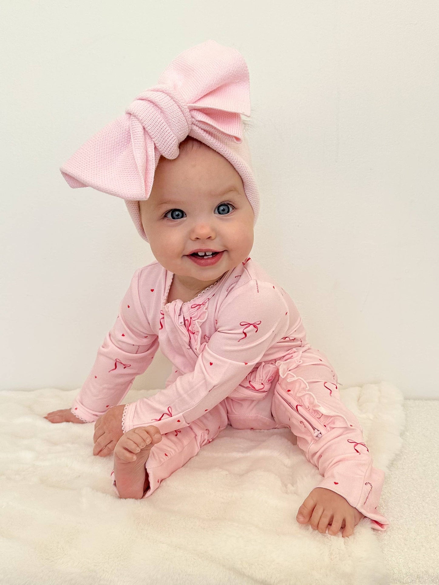 Elke & Indigo - Bamboo/Organic Cotton Growsuit - Candy Christmas