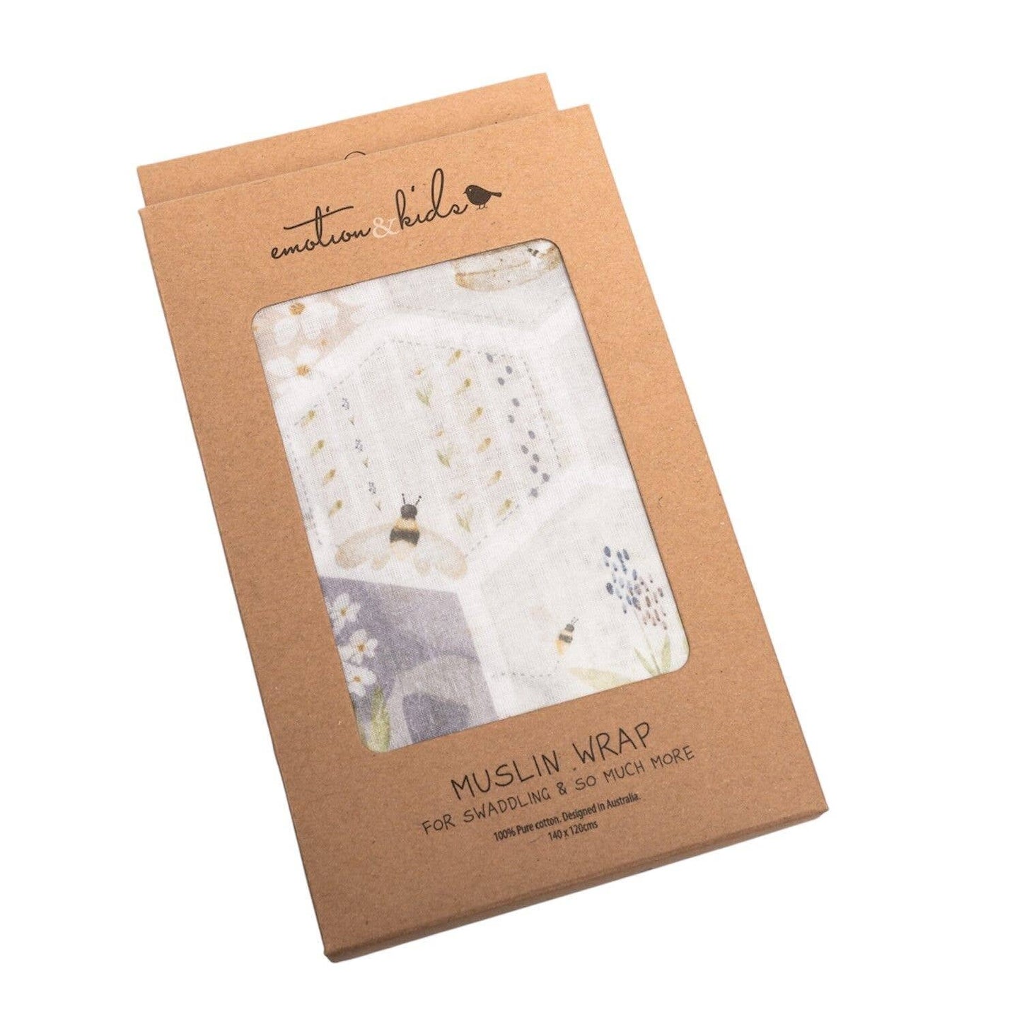 Emotion & Kids - Beehive Muslin Wrap/Swaddle