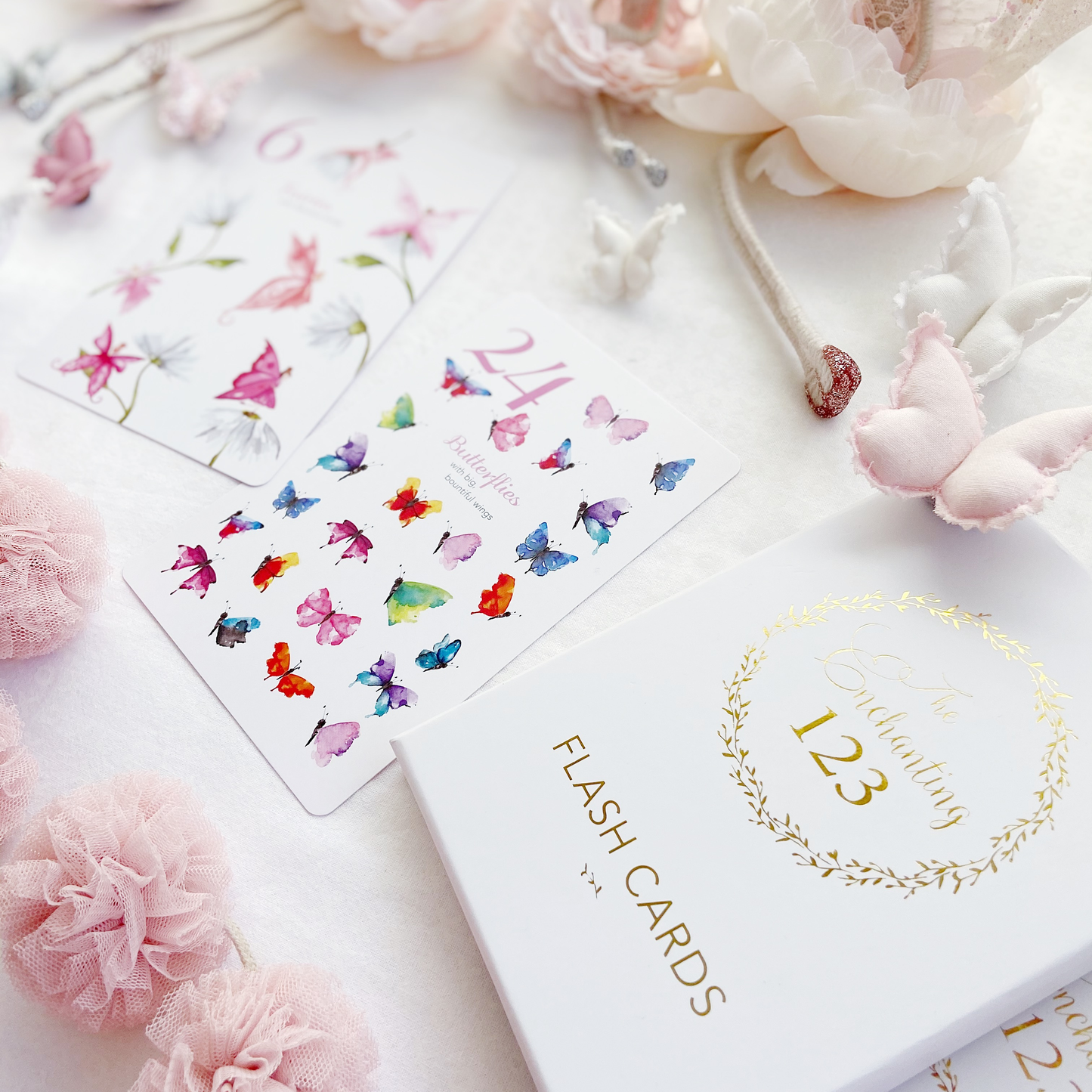 Adored Illustrations - The Enchanting 123 Flash Cards