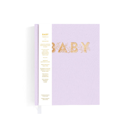 Fox & Fallow - Mini Baby Book Lilac