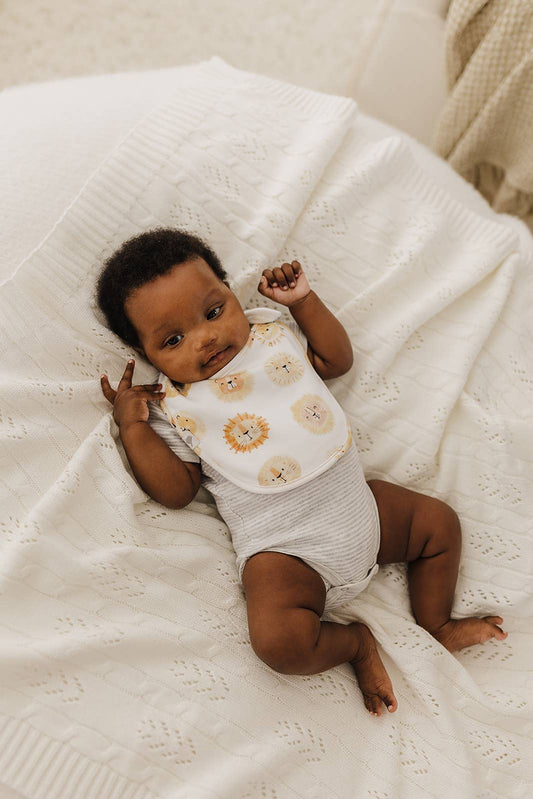 Emotion & Kids - Lions Organic Cotton Bib